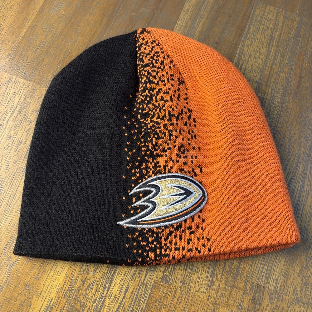 Anaheim Ducks NHL Adidas Knit Hat Beanie Skully New